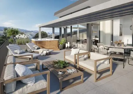 Terrassenansicht Terrassenansicht